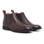 Bota Chelsea Masculina Couro Legítimo High Floater Urban Lecas - 251 - Café