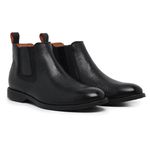 Bota Chelsea Masculina Couro Legítimo High Floater Urban Lecas - 251 - Preto