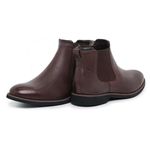 Bota Chelsea Masculina Couro Legítimo High Floater Urban Lecas - 252 - Café