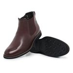 Bota Chelsea Masculina Couro Legítimo High Floater Urban Lecas - 252 - Café