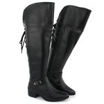 Bota Feminina Casual Over BR2 - 11503 - Preto