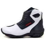 Bota Motociclista Semi-ipermeável AS-SPIRIT Atron Shoes - 410 - Branco