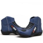 Bota Motociclista Semi-ipermeável Atron Shoes - 308 - Azul