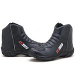 Bota Motociclista Semi-ipermeável Atron Shoes - 308 - Preto