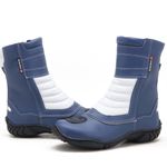 Bota Motociclista Semi-ipermeável Atron Shoes - 309 - Azul