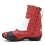 Bota Motociclista Semi-ipermeável Atron Shoes - 309 - Vermelho