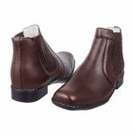 Bota Social Concha Couro Floater Elastico Ranster - 1601 - Marrom