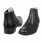 Bota Social Concha Couro Floater Elastico Ranster - 1601 - Preta