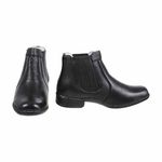 Bota Social Concha Couro Floater Elastico Ranster - 1601 - Preta