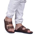 Chinelo Masculino Couro 2 Tiras D janú - 2000 - Fóssil