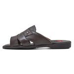 Chinelo Masculino Couro Legitimo Linha Extremo Conforto Granado - 408 - Café