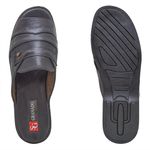 Chinelo Masculino Couro Legitimo Linha Extremo Conforto Granado - 408 - Preto