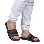 Chinelo Masculino em Couro Birking D Janú - 2020 - Marrom