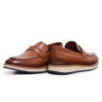 Mocassim Loafer Masculino em Couro Toscana Lecas - 20000 - Tabaco