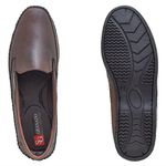 Mocassim Sapatilha Masculina Couro Legítimo Exclusive Granado - 400 - Conhaque