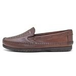 Mocassim Sapatilha Masculina Couro Legítimo Exclusive Granado - 402 - Conhaque