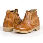 Botina Mateira Country Infantil Couro Látego Piacezzi - 040 - Whisky
