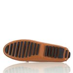 Mocassim Feminino Couro Legítimo Tie Drive Lecas - 15203 - Rum