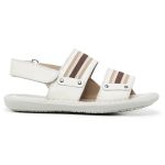 Sandália Masculino em Couro Linha Conforto D janú - 3000 - Off White