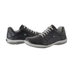 Sapatênis De Couro Super Macio Linha Conforto Azimute - 5001 - Preto
