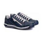 Sapatênis Tênis Couro Natural Linha Conforto Ranster - 3006 - Azul