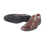 Sapato Casual Confort Couro Mestiço Confort Ranster - 010 - Pinhão