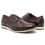 Sapato Casual Masculino Oxford Confort Mocflex - 12000 - Café