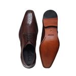 Sapato Social Masculino Brogue Gregory Paulo Vieira - 1313 - Tabaco