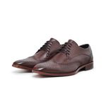 Sapato Social Masculino Brogue Gregory Paulo Vieira - 1313 - Tabaco