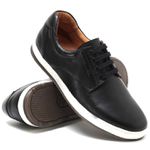 Sapatênis Casual Naturalli Gone Art Nobre - 3115 - Preto