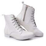 Bota Casual Feminina Zrt - Dfiranca - Veneza - Off White