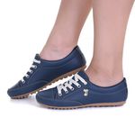 Sapatênis Tênis Mocassim Feminino Izabela Araújo - 400 - Azul Marinho