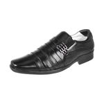 Sapato Casual Confort Couro Mestiço Confort Ranster - 010 - Preto