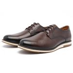 Sapato Casual Masculino Oxford Confort Mocflex - 12000 - Café