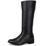 Bota Feminina Cano Alto Cla Cle - 205 - Preta