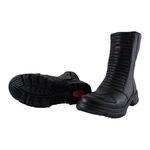 Bota Motociclista Cano Médio Atron Shoes - 278 - Preta