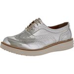 Sapatênis Oxford Feminino Couro Verniz