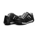 Sapatênis Tênis Couro Natural Conforto Ranster - 3005 - Preto