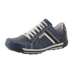 Sapatênis Tênis Couro Natural Ranster - 3007 - Azul