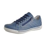 Sapatênis Tênis Couro Natural Ranster - 3009 - Azul