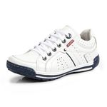 Sapatênis Tênis Couro Natural Linha Conforto Reverso - 3019 - Branco