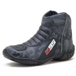 Bota Motociclista Semi-ipermeável Atron Shoes - 308 - Camuflado