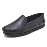 Mocassim Sapatilha Masculina Couro Legítimo Exclusive Granado - 400 - Preto