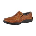 Sapatilha Mocassim Masculina Couro Legítimo Exclusive Framay - 4002 - Whisky