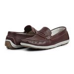 Mocassim Masculino Couro Legítimo Floater Linha New Valor D janú - 600 - Vinho