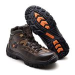 Bota Adventure Em Couro Legítimo Azimute - 602 - Caqui