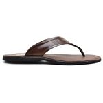 Chinelo Casual Masculino Grecia Couro Reta Oposta - 700 - Café