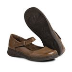 Sapato Feminino Couro Legítimo Linha Boneca Retrô Vintage Serella - 7074 - Bege