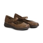 Sapato Feminino Couro Legítimo Linha Boneca Retrô Vintage Serella - 7074 - Bege