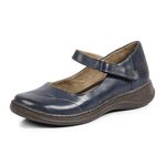 Sapato Feminino Couro Legítimo Linha Boneca Retrô Vintage Serella - 7074 - Marinho